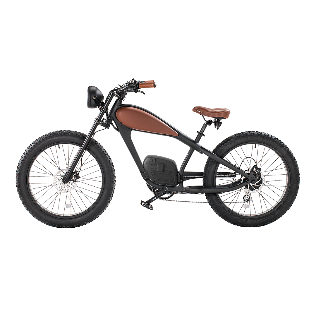 Black with brown
