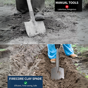 Sds Max đất sét Spade 4-1/2 "x 17" xẻng đục bit-ROTARY búa công cụ cho đào đất sét sỏi đất sa thạch & cảnh quan TE-C - Product Image 3