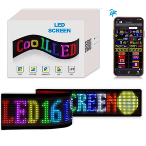 Schermo pubblicitario LCD a LED flessibile controllato per auto Display Soft APP con telecomando - Product Image 2
