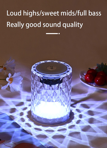 Altoparlante a luce di cristallo colorato intelligente AI subwoofer TWS BT5.0 altoparlante wireless altoparlante ad attivazione vocale esterno portatile - Product Image 4