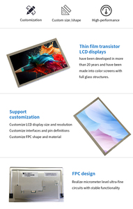 Módulo de pantalla LCD de 7 pulgadas Monitor LCD de 800x480 Ángulo de visión completo Entrada RGB Salida de CC Ángulo de visión TN - Product Image 5