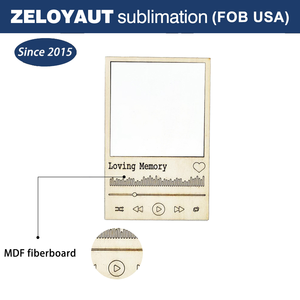 Zeloyaut กรอบรูป MDF พิมพ์ลายซับลิเมชันสไตล์วินเทจสำหรับความทรงจำในครอบครัวกรอบรูปพิมพ์ซับลิเมชันเปล่าสำหรับงาน DIY - Product Image 2