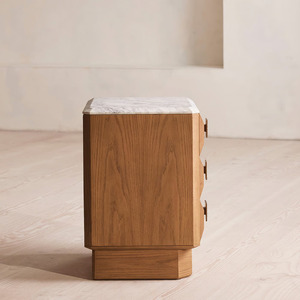 Cổ Phong Cách Rắn Gỗ Bàn Cạnh Giường Ngủ Lớn Bàn Đầu Giường Vvát Chi Tiết Lưu Trữ Cho Phòng Khách Phòng Ngủ Ăn Đồ Nội Thất Nhà - Product Image 4