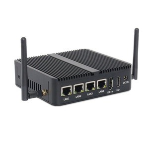 Mini ordenador industrial integrado KTB 142 N100 Nuc con memoria DDR4 y sistema operativo RJ45 LAN Linux para oficina y hogar