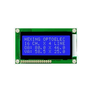 Venta al por mayor tamaño pequeño 16X4 tipo de caracteres STN azul 16 pines 8 bits paralelo 5V Módulo de pantalla LCD 1604 16x4 foto Lcd
