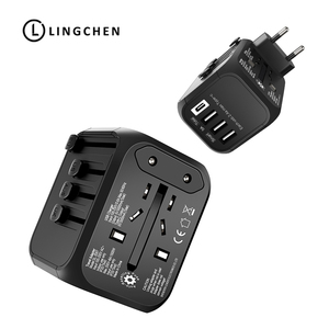 Çok fonksiyonlu evrensel dönüşüm adaptörü çok ülkeli seyahat taşınabilir cep telefonu şarj kafa için ab/İngiltere/AU/abd - Product Image 1