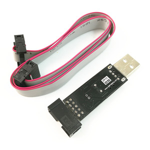USBasp AVR programmatore con Shell per AT89S51/52attiny13/84/85/261/2313 ATMeag8/48/88/168/328/16/32/64/128 ecc