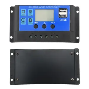 Solar laderegler 12V/24V PWM 10A mit einstellbarer LCD-Display-Timer-Einstellung - Product Image 5