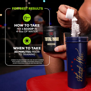 OEM Total War Pre Workout Powder Citrulline Malate Powder with Beta Alanine Taurin Caffeine for Increased Pump Blood Flow - Product Image 5