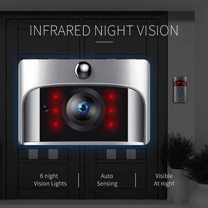 Mirilla Digital Con Timbre para puerta, Timbre inalámbrico Con batería para el hogar, interfono Ip, cámara de vídeo inteligente - Product Image 3