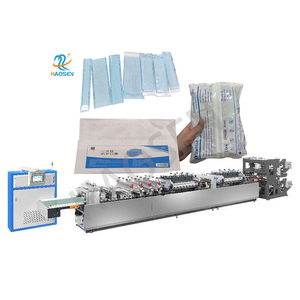גבוהה עיבוד דיוק לשימוש חוזר Tyvek Autoclavable שקיות ביצוע מכונת פלסטיק אריזה רפואי ראש שקית עושה