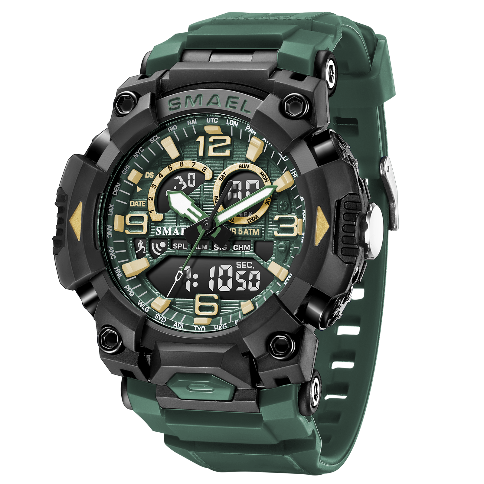 สีเขียว