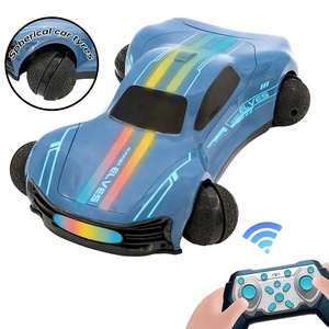1:16 ölçekli 2.4GHz küresel lastik uzaktan kumanda araba RC oyuncak 360 ° rotasyon ve çocuklar için şarj edilebilir pil LED ışıkları ile oynamak - Product Image 1