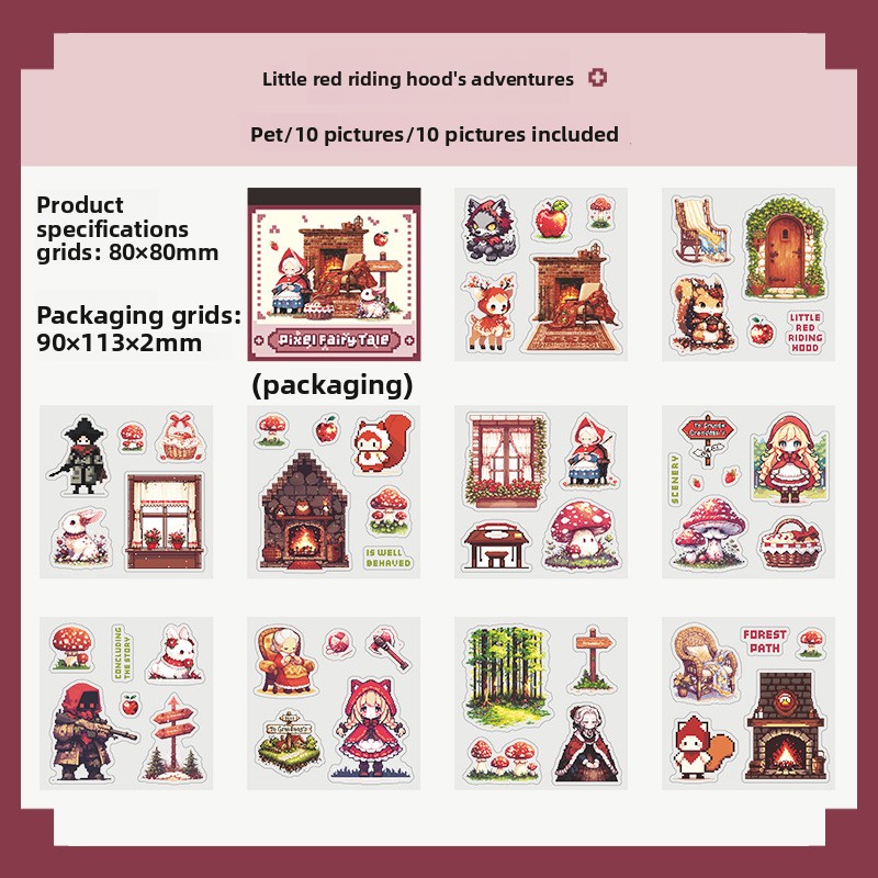 B Le petit chaperon rouge-blanc