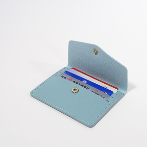 批发PackSecret精致PU皮革多卡座大号简约清新印花Logo超薄定制卡包 - Product Image 1
