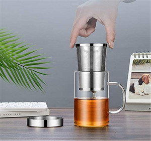 带手柄的玻璃拔罐套装透明炉灶耐热茶杯套装 - Product Image 3
