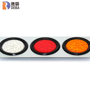 Fabrika doğrudan satış parlak çok fonksiyonlu 18 LEDs 12V 24V 4 "yuvarlak dur dönüş kuyruk işık - Product Image 2