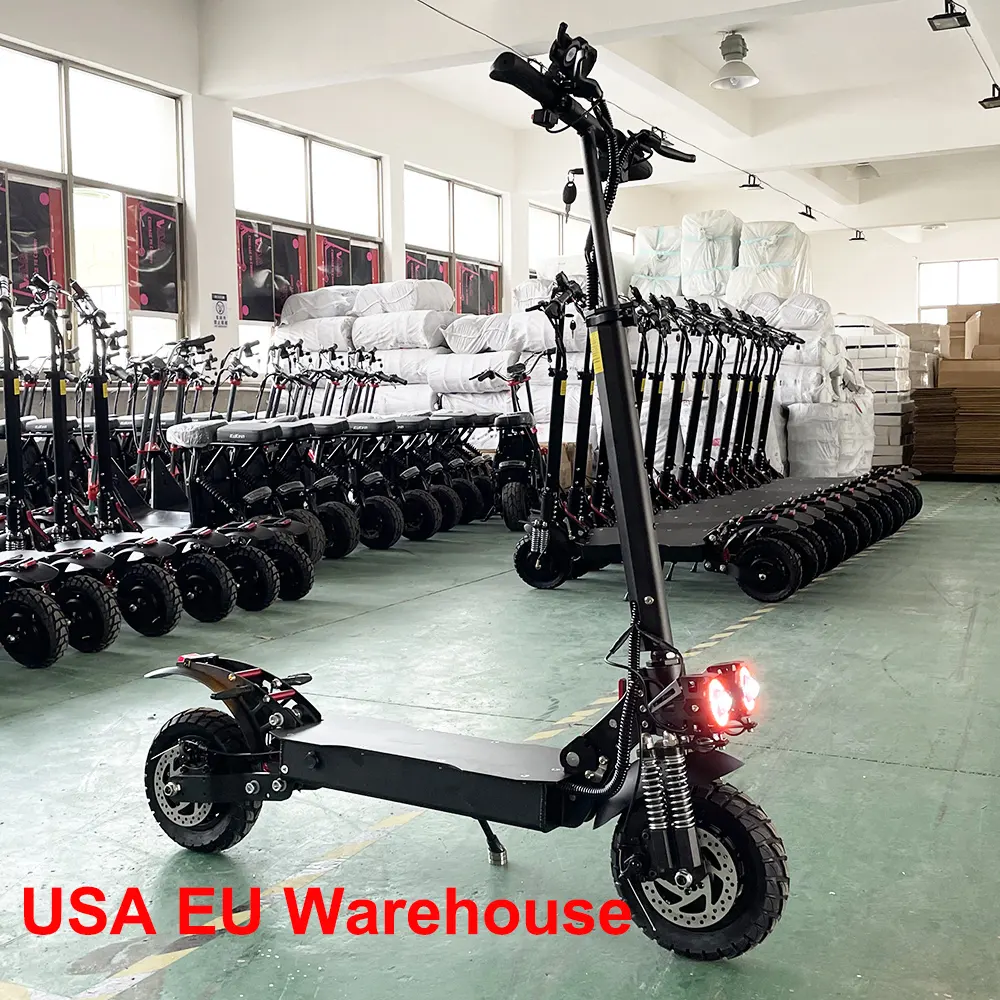 USA EU livraison gratuite 1200W * 2 scooters électriques rapides à double moteur 48V scooter électrique pliable pour adultes