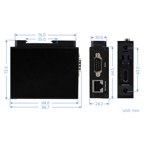 AIL-ount, Erial erver, R232/485/422 a R45 Eternet, TCP/ Ia serial, With uncuncuncuncuntion, ateQTateate - Product Image 6
