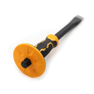 Stone <strong>Masonry</strong> Cutting Cold <strong>Chisel</strong> Rock Breakerwith Double Color Protect Rubber Handle - Product Image 4