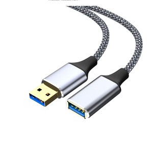 USB ระดับไฮเอนด์3.0 1/1.5ม. 3.3ฟุต/5ft สายไนล่อนต่อขยาย3A ข้อมูลการชาร์จอย่างรวดเร็วสำหรับแท็บเล็ตโน้ตบุ๊คตัวผู้ตัวเมีย3.0 USB - Product Image 5
