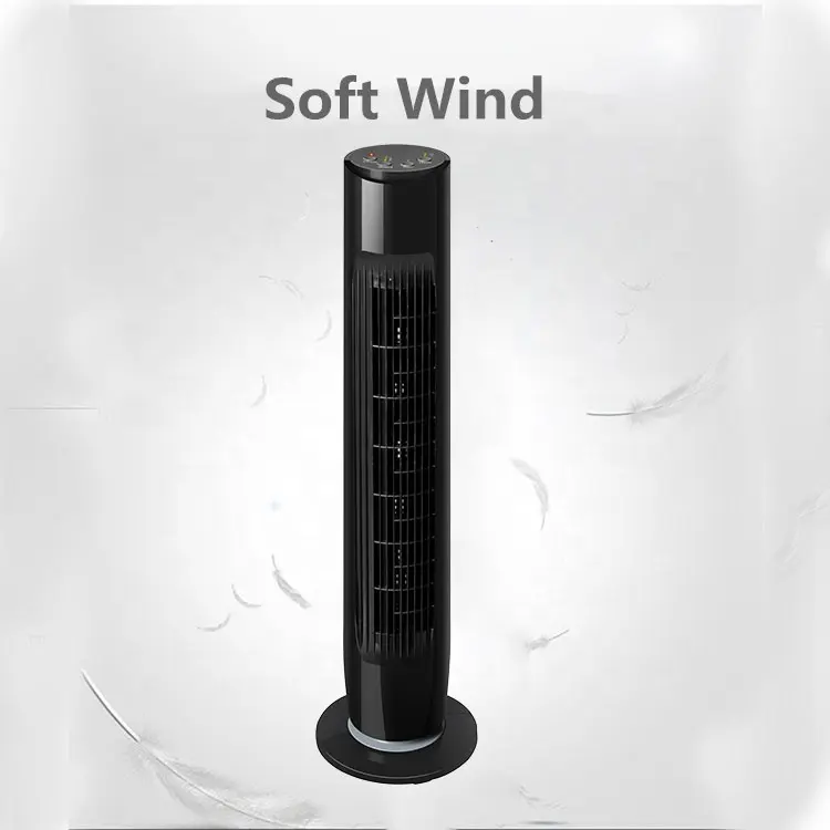 Enfriador de aire 3 velocidades Seeting Smart Luxury Gift Sensible al tacto 31 pulgadas Ventiladores de torre de ventilación modernos Refrigeración