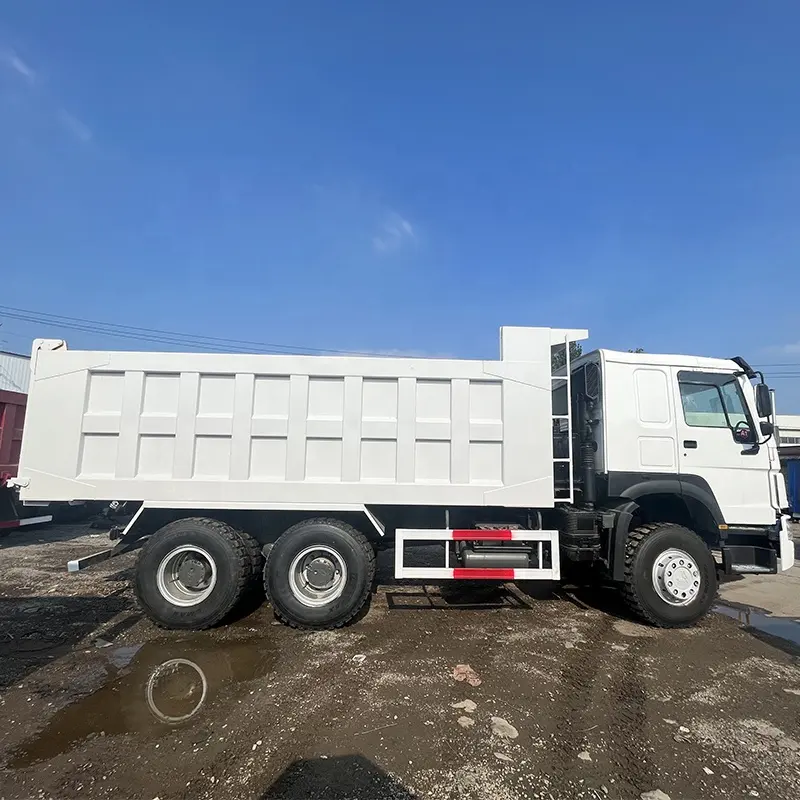 6x4 8x4 Dump Truck Sino Truck Price Used New Howo 10 Wheel 60 ton Euro2 Dump Trucks For Sale