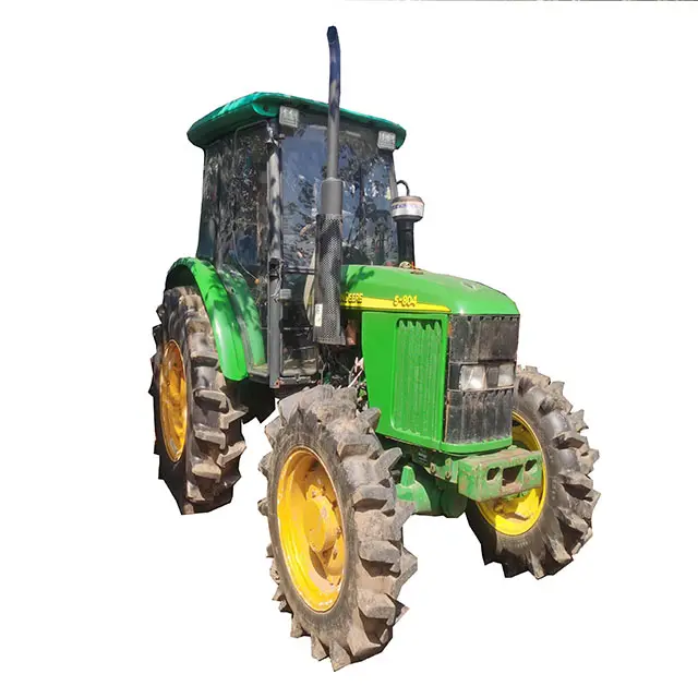 Trattori agricoli usati John Deer 80hp 4x4 trattore macchine agricole trattore agricolo economico in vendita