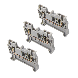 WBO WD5 Brass &amp; Nylon Din Rail <strong>Spring</strong> <strong>Terminal</strong> <strong>Block</strong> Power Distribution 28 12 ST2.5 AWG Plastic <strong>Terminal</strong> <strong>Block</strong> - Product Image 6