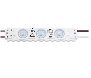 AC 110V/220V UL listelenen LED modülleri yüksek parlak ışık 3W 3 Leds 2835 enjeksiyon reklam işareti kutusu için LED modülü - Product Image 3