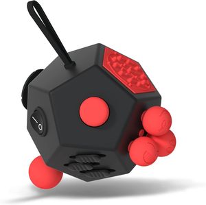 12-сторонние игрушки-Непоседа для снятия стресса и беспокойства, антимпрессивный куб для детей и взрослых с адхд-АДД - Product Image 5