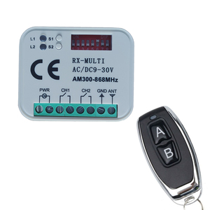 433MHz telecomando Wireless DC 12V alimentatore a 4 pulsanti tastiera in silicone funzione di temperatura intelligente per l'apprendimento uso Garage - Product Image 6