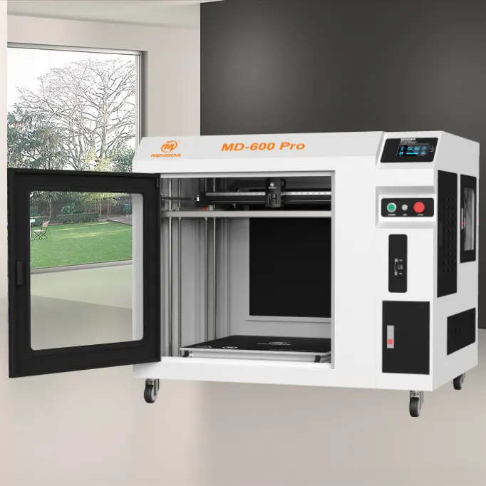 Máquina de impresión 3d comercial de bajo coste, kit de impresora 3d grande de nailon TPU PA12 PETG-ESD, 600x600x600mm