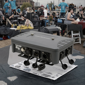 Portable IP65 <strong>DMX</strong> Pro Signal <strong>Control</strong> Module 6-Way <strong>PWM</strong> <strong>DMX</strong> Dimmer Splitter Outdoor Weddings Music Festivals Disco Clubs Stages