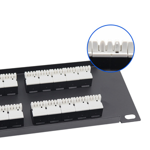 50 puertos RJ11 6P4C Telecom Patch Panel 1U 19 \ "Montaje en rack Teléfono de voz Cat.3 con módulos 110/ Kron/Dual IDC - Product Image 4