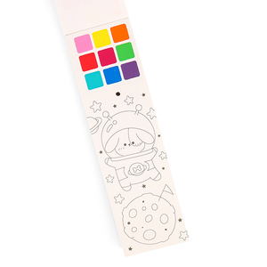 Superdots נסיעות כיס ציור ערכת, DIY 25 גיליונות גואש צביעת מים ספר עם אמנות מברשת עט קסם ציור צעצועים