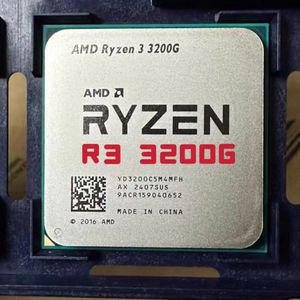 AMD için kullanılan Ryzen 3 3200G R3 3200g dört çekirdekli dört iplik 3.6 GHz CPU işlemci 65W 4MB soket AM4 CPU - Product Image 1