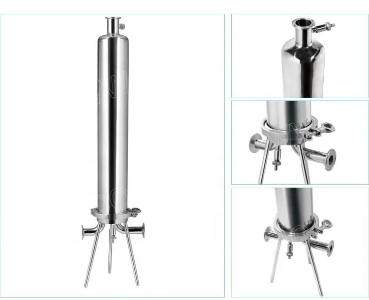 Best price 10" Stainless Steel filter housing suitable food Grade Grape Wine Pressing filtration