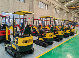 Yan salıncak fonksiyonu ile ekskavatör aksesuarları ile donatılmış şantiyeler için çok fonksiyonlu kullanım Mini ekskavatör 1ton - Product Image 3