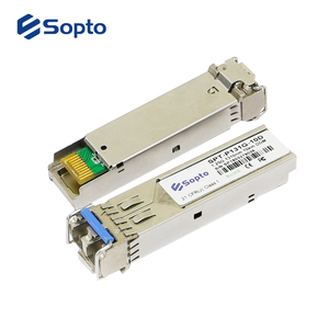 Sopto 1.25G SFP optik modülü 1310nm 1G LC arayüzü 20km 1.25G Fiber alıcı-verici modülü