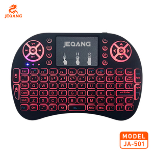 Jeqang JA-501 2.4G Wireless Mini RGB Three-Color Backlit <strong>Keyboard</strong> Rechargeable Mouse Set ABS Material Remote <strong>Controls</strong> - Product Image 5