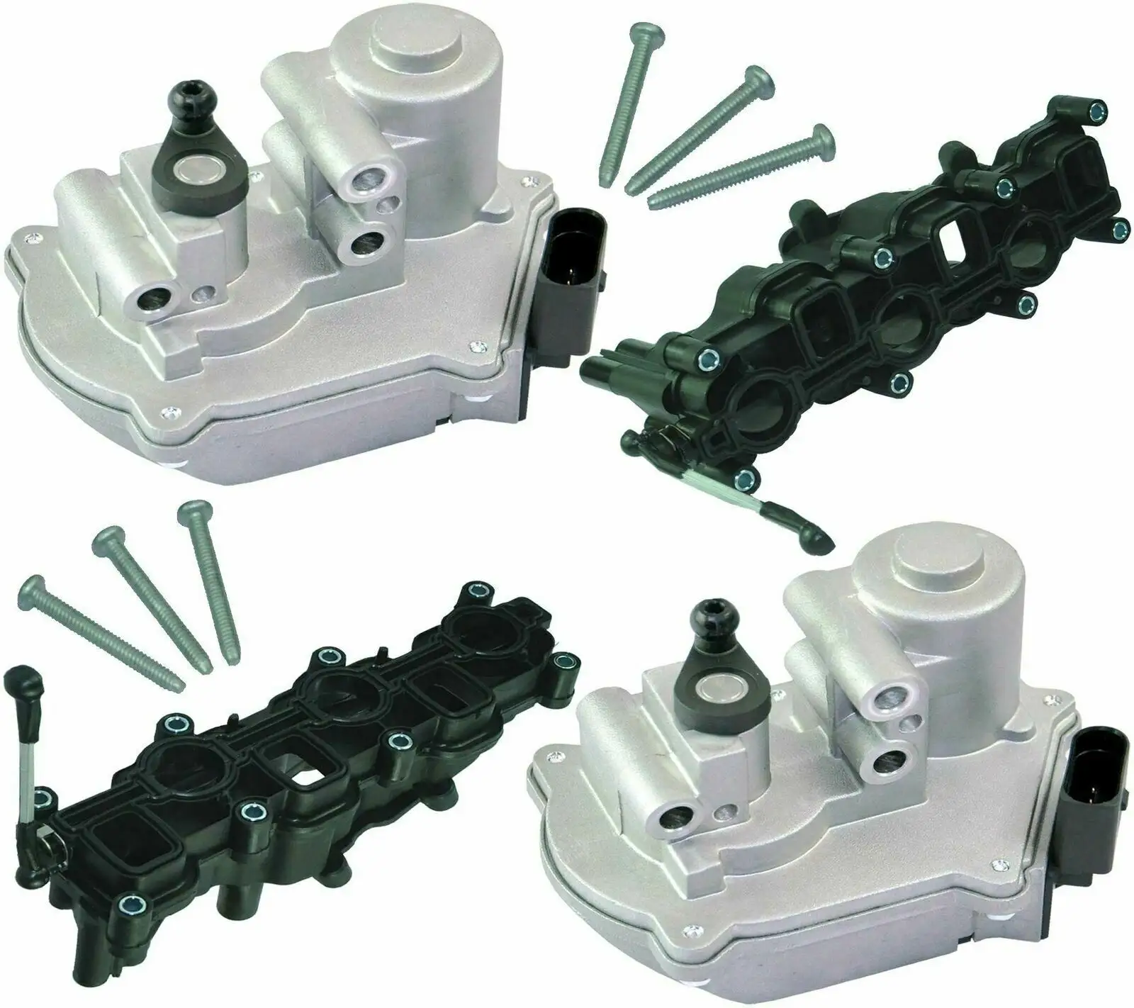 Kit de manopla de admissão l + r w/ motor para auaudi a4 a5 a6 a8 q7 vvw 2.7 3.0 tdi «, por trás, 059129712