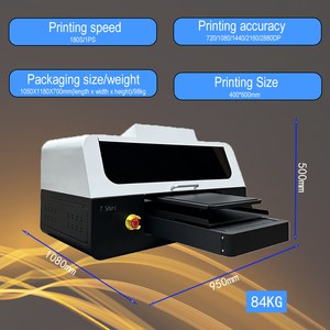 <strong>Direct</strong> to Garment A2 4060 Two Heads Fast DIY Digital DTG Printer for Any Color Tshirt Small Business Machine <strong>Ideas</strong> DTG Printer - Product Image 3