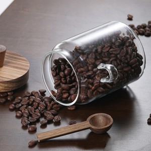 卸売400ml 500ml 550ml 750ml 1000ml BPAフリー食品保存容器気密木制ふたとスプーン付き家族用 - Product Image 4