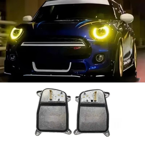 2020-2021 Mini Cooper <strong>LED</strong> Headlight Angel Eyes DRL for F54 F55 F56 F57 LCI <strong>Red</strong> Blue <strong>LED</strong> Condition Daytime Running Light <strong>Red</strong> Blue - Product Image 1