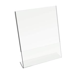 Klar Kunststoff winklige L-Form 2 × 6 4 × 6 5 × 7 Acryl Bildschild Halter Stand Streifen schräge Fotorahmen - Product Image 3