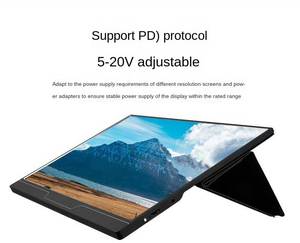 15.6 inç 4K uzaktan kumanda oyun canlı yayın üçlü taşınabilir dizüstü bilgisayar için monitör telefon anahtarı PS4 1080P dokunmatik fonksiyonu - Product Image 2