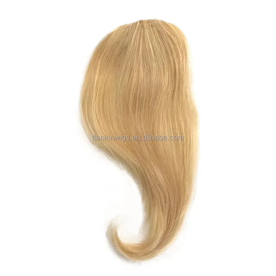 Hot sell Side Part Bangs Clips In 9 Color Hair Fringe 2 pieces of a pack of Side Parting Hairpiece Front Hair Bangs