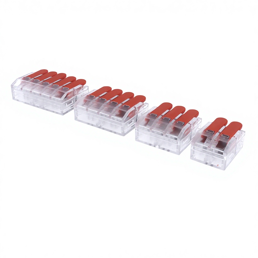 Boîtier transparent + levier rouge