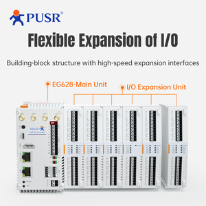 PUSR Industrial <strong>Embedded</strong> Computer Mini PC Expandable Edge <strong>Computing</strong> PLC Linux Node-red IoT Controller USR-EG628
